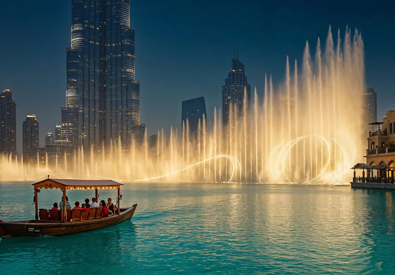 Dubai Fountain Lake Ride