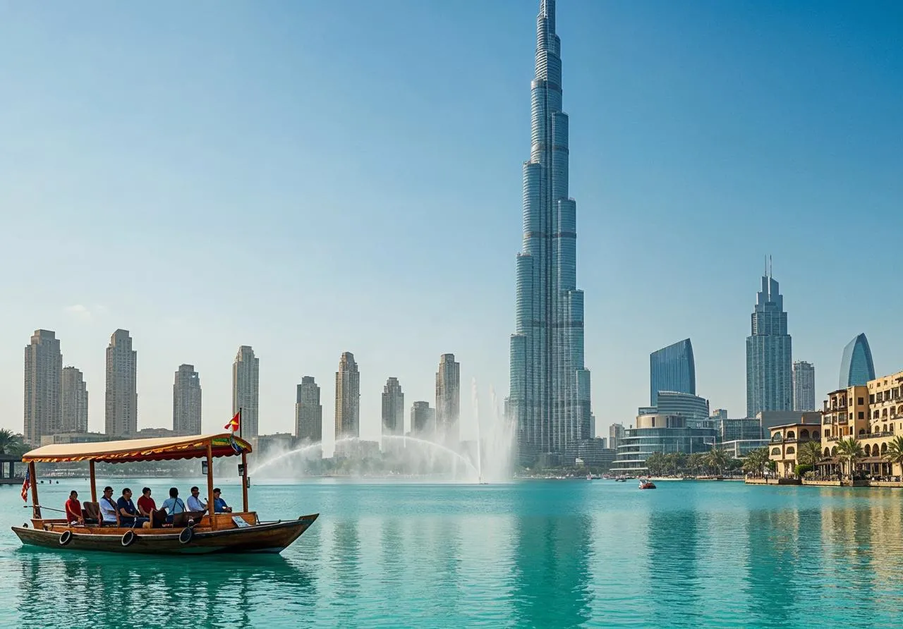 Dubai Fountain Lake Ride