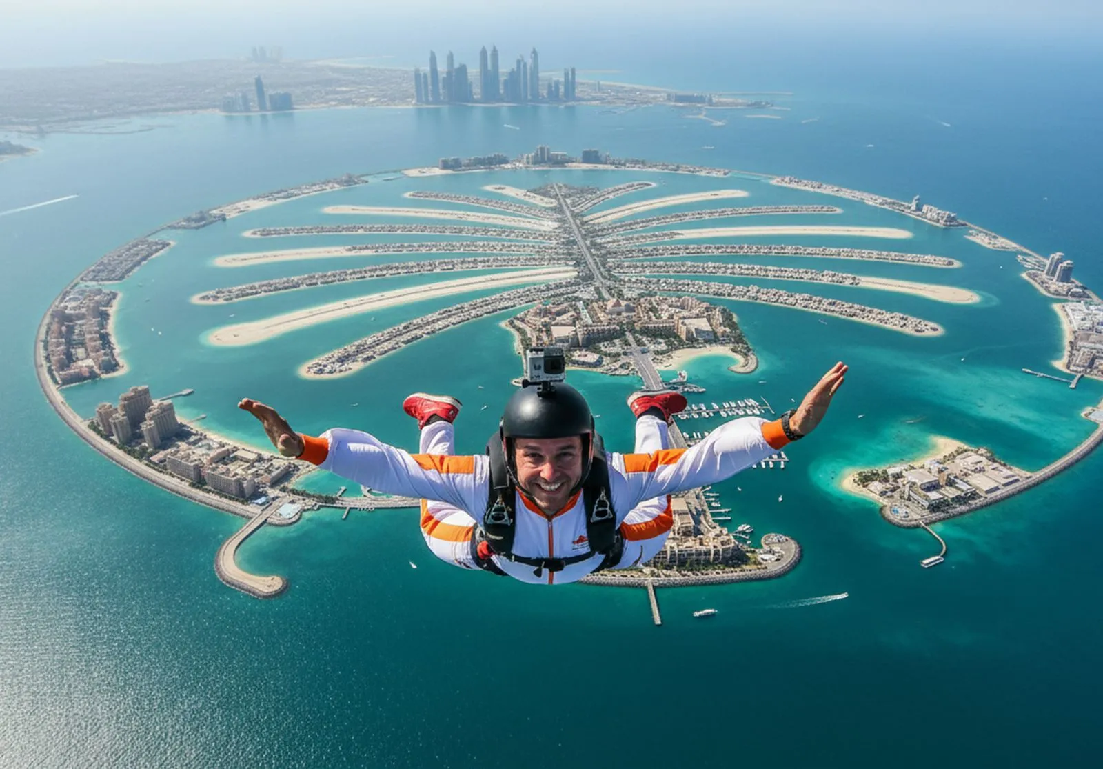 Skydive Dubai: The Palm Drop Zone'da Tandem Skydiving Deneyimi