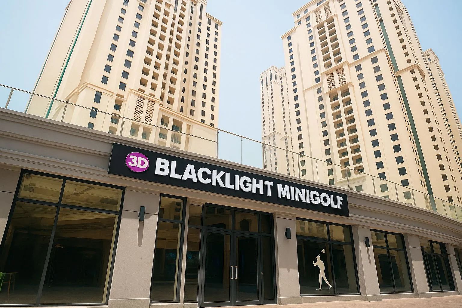 3D Blacklight Minigolf Dubai