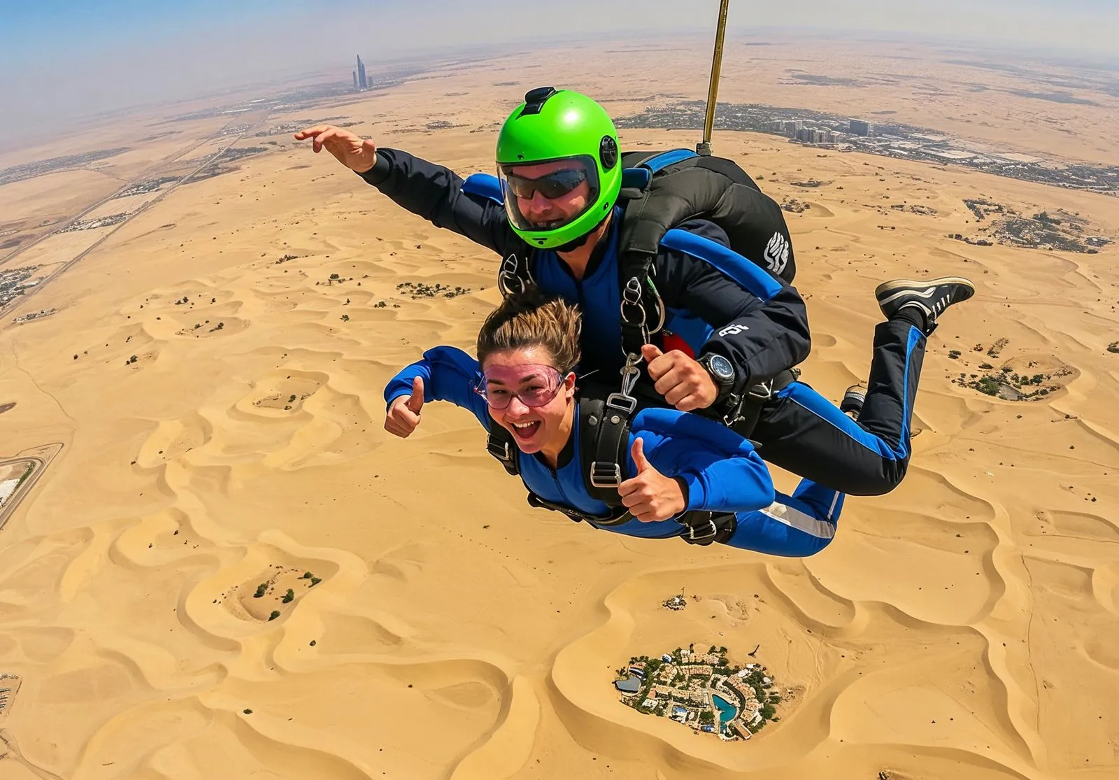 Skydive Dubai: The Palm Drop Zone'da Tandem Skydiving Deneyimi