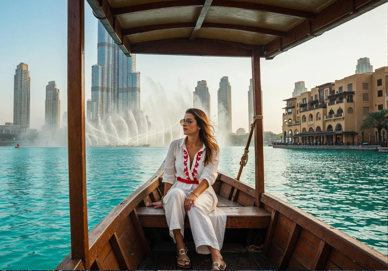 Dubai Fountain Lake Ride