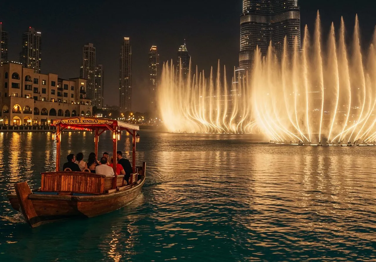 Dubai Fountain Lake Ride
