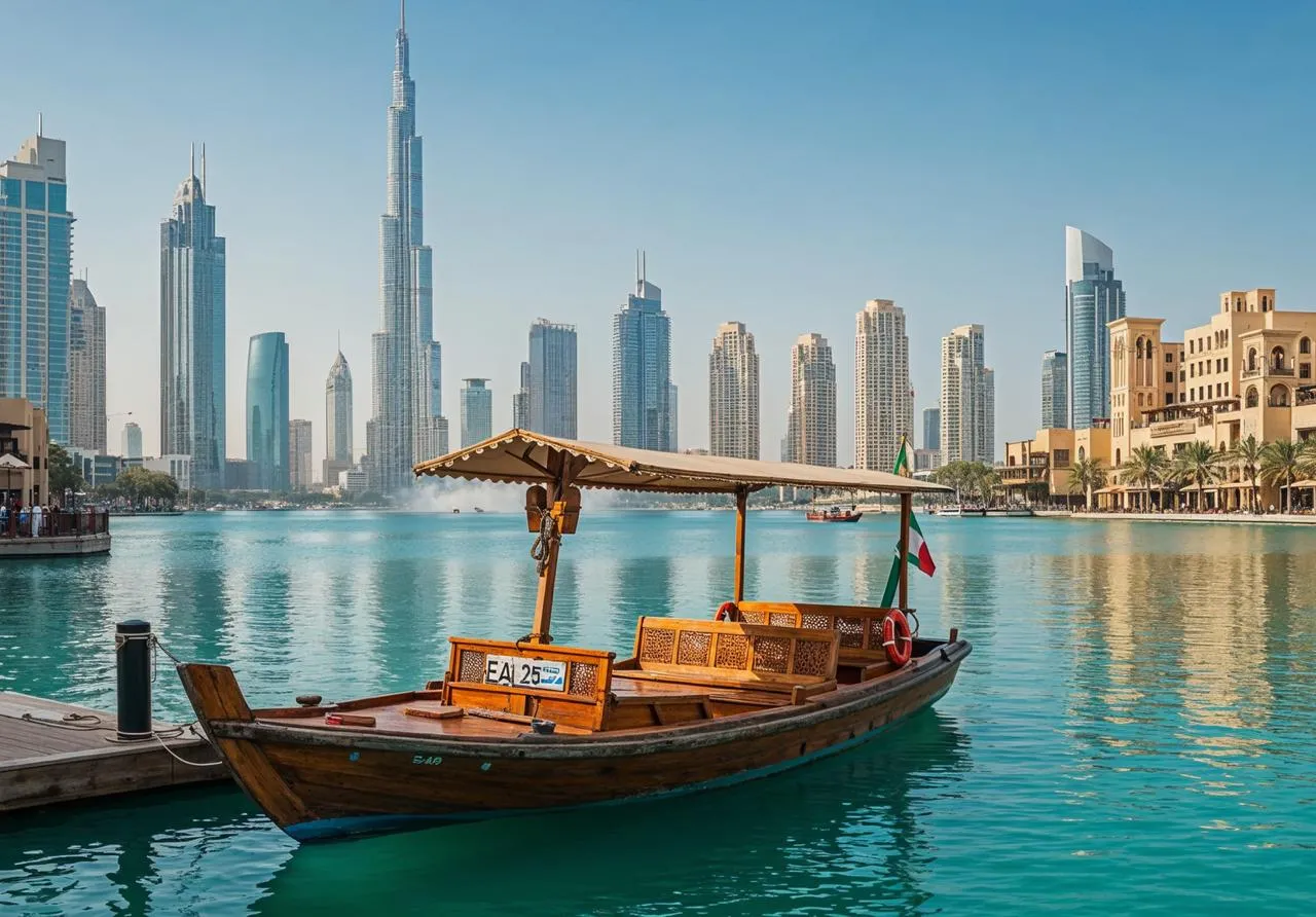 Dubai Fountain Lake Ride