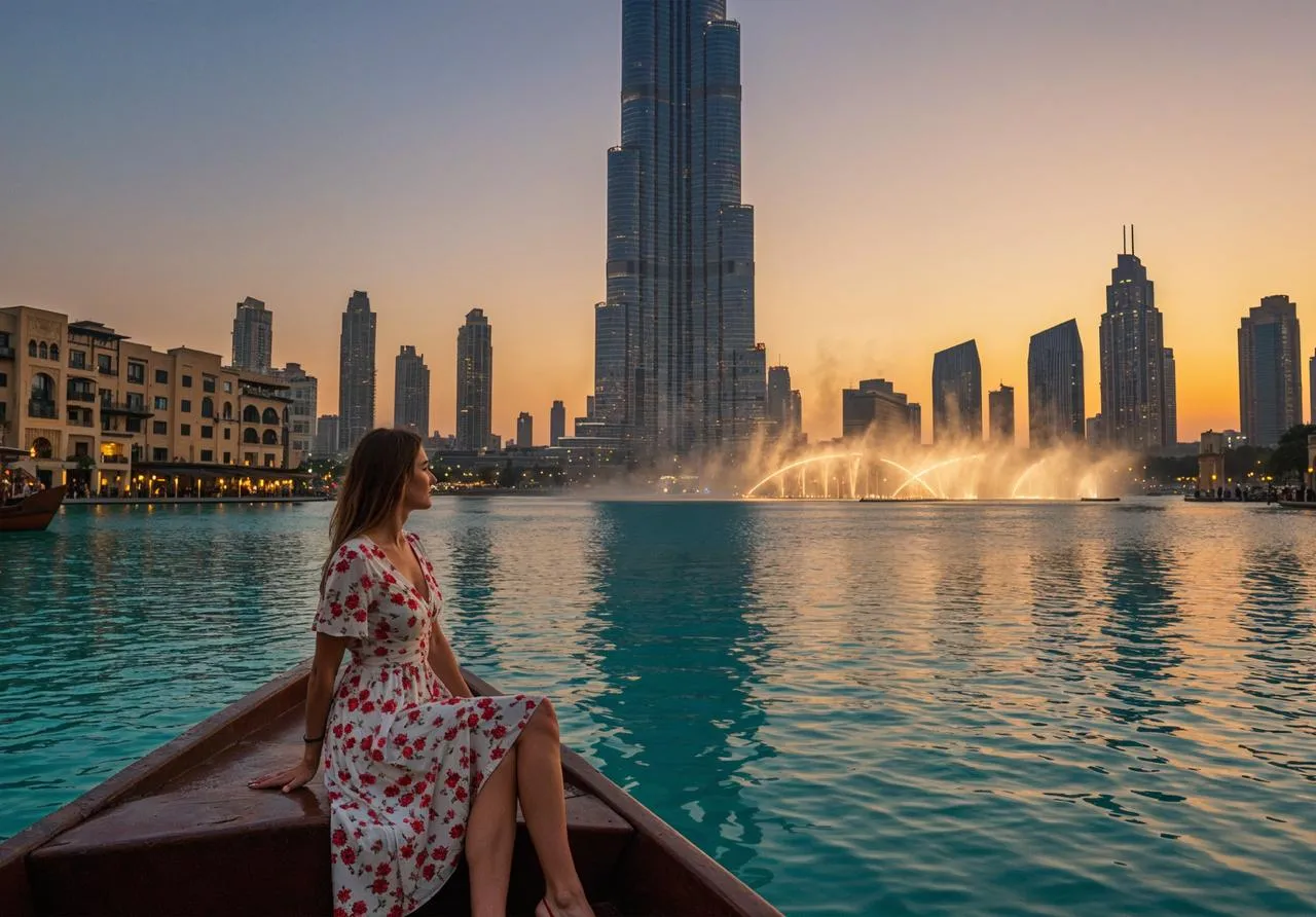Dubai Fountain Lake Ride