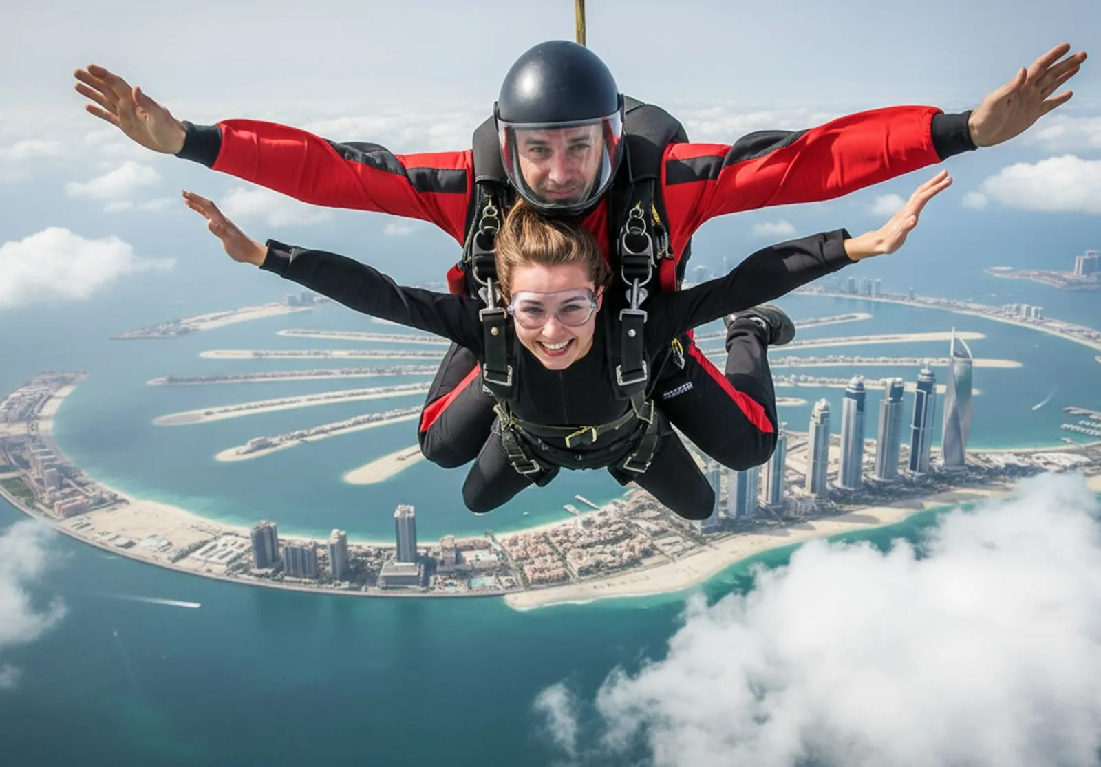 Skydive Dubai: The Palm Drop Zone'da Tandem Skydiving Deneyimi